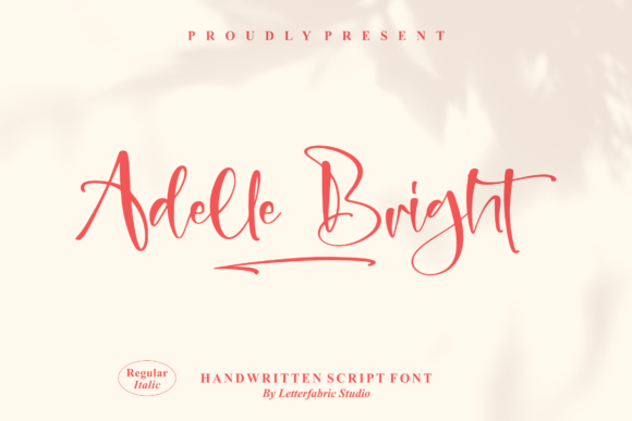Adelle Bright: A Script Font for Modern Editorial Design