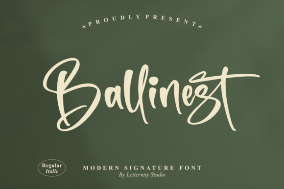Ballinest Review: A Gorgeous Script Font for Modern Brand Identity
