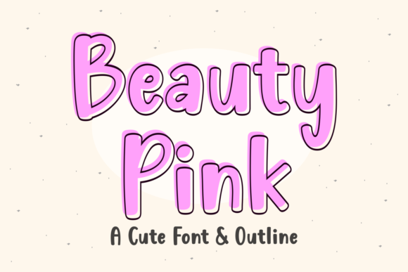 Beauty Pink: A Quirky Script Font for Authentic Brand Identity