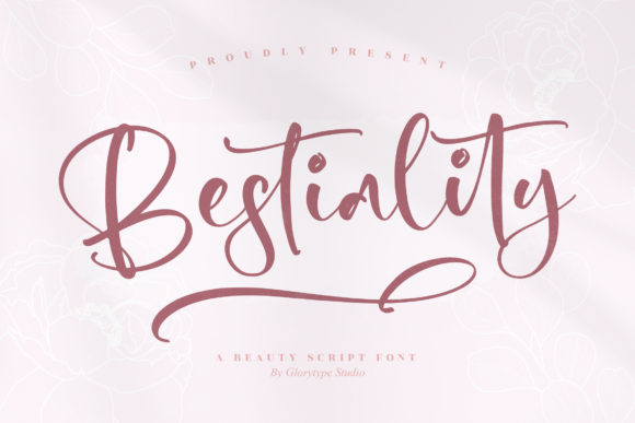 Bestiality: The Playful Script Font That Elevates Brand Identity