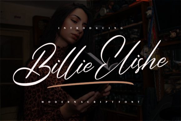Billie Elishe: The Script Font That Elevates Campaign Visuals
