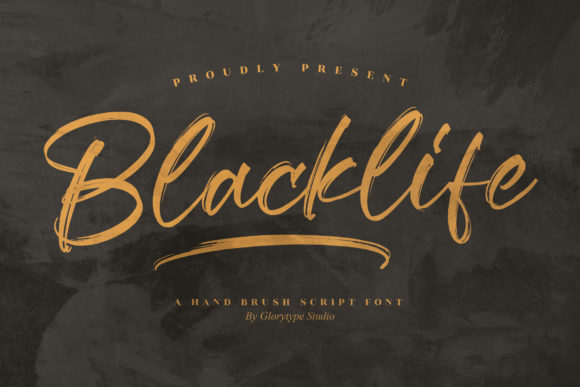 Blacklife: A Hand Brush Script Font for Modern Digital Branding