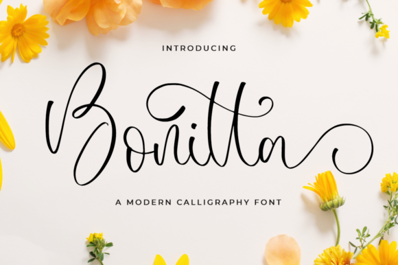 Bonitta: A Delicate Script Font for Elegant Handmade Designs