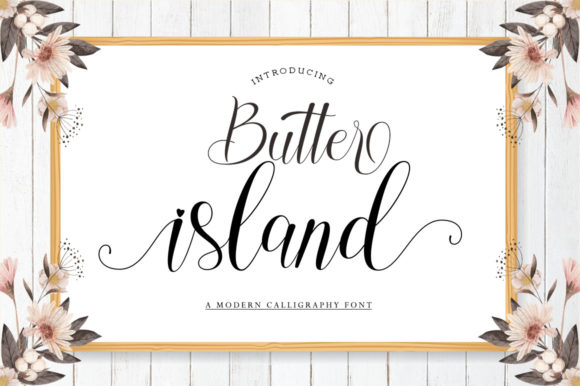 Butter Island: A Graceful Script Font for Elegant Brand Identity