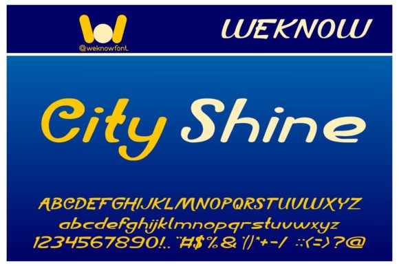 City Shine: Elevating Editorial Design with a Modern Script Typeface