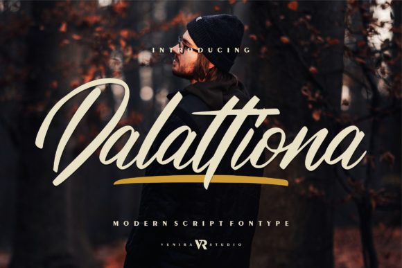 Dalattiona: A Dazzling Script Font for Editorial Design