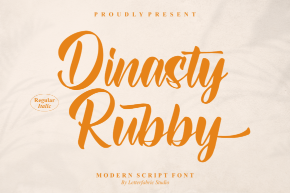 Dinasty Rubby: The Script Font That Elevates Small Business Branding
