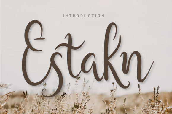 Estakn Script: A Timeless Handwritten Typeface for Makers