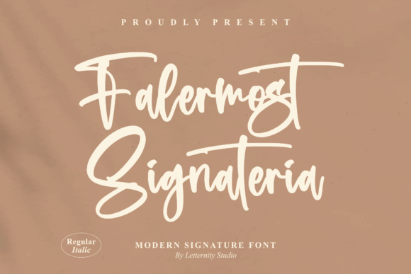 Falermost Signateria: A Script Font for High-Impact Campaign Design