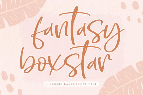Fantasy Boxstar: A Stylish Script Typeface for Elegant Branding