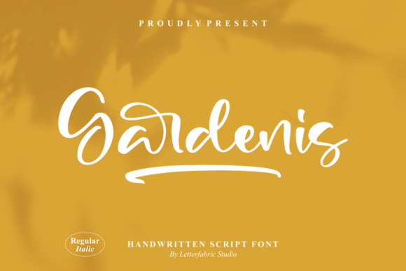 Gardenis: A Script Font for Modern Editorial Design
