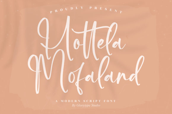 Hottela Mofaland: A Delicate Script Font for Editorial Design