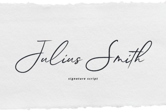 Julius Smith: The Script Font for Cohesive Brand Identity