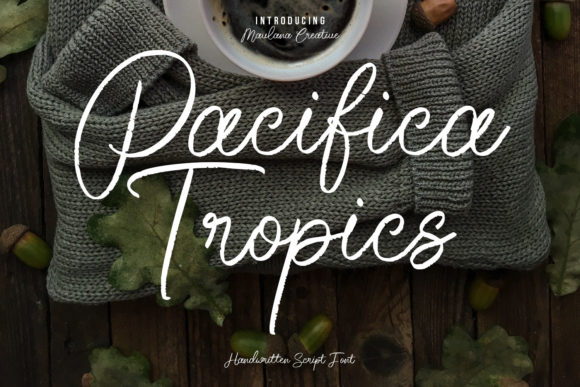 Pacifica Tropics: A Handwritten Script Font for Boutique Branding