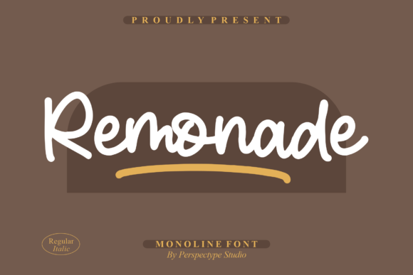 Remonade: A Modern Script Font for Digital Branding