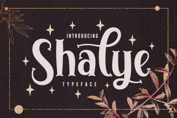Shalye: A Handwritten Script Font for Elegant Web Design