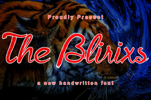 The Blirixs: A Delicate Script Font for Editorial Elegance