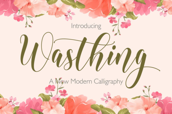 Wasthing Script Font Review: Adding Romance to Campaign Visuals