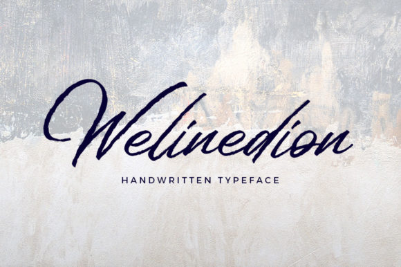 Welinedion: A Delicate Script Typeface for Handmade Branding