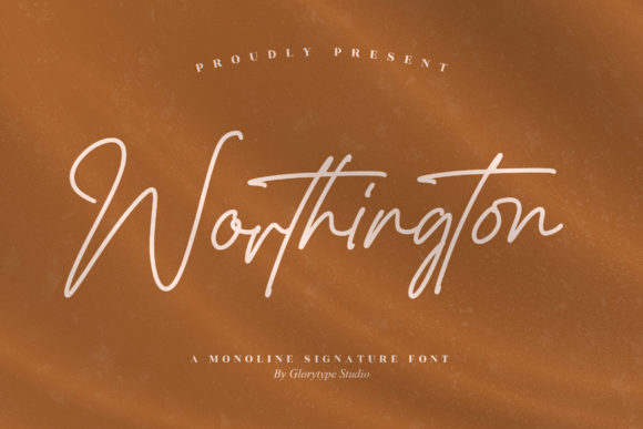 Worthington Script Font for Modern Web Design